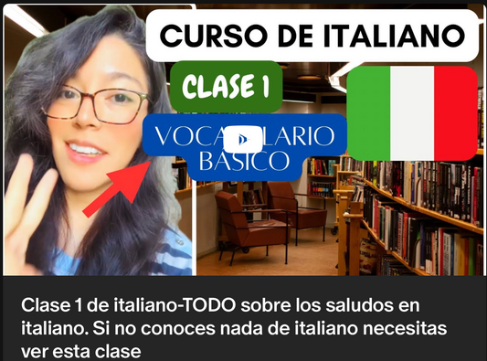 Clase 1 Los saludos y despedidas más usados en italiano