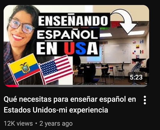 Lo que necesitas para enseñar español en Estados Unidos