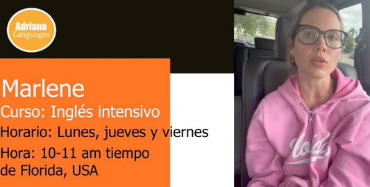 Mis estudiantes contando sus experiencias en clases