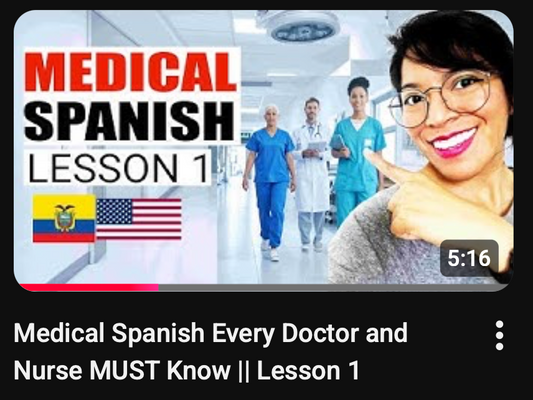 Spanish for Healthcare lesson 1 Basic expressions with Adriana Languages