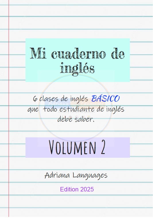 Mi cuaderno de inglés volumen 2 edition 2025 (ebook) Adriana Languages