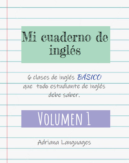 1 PAQUETE COMPLETO 9 LIBROS (ebooks) DE INGLES TEORIA Y PRACTICA BASICO + INTERMEDIO