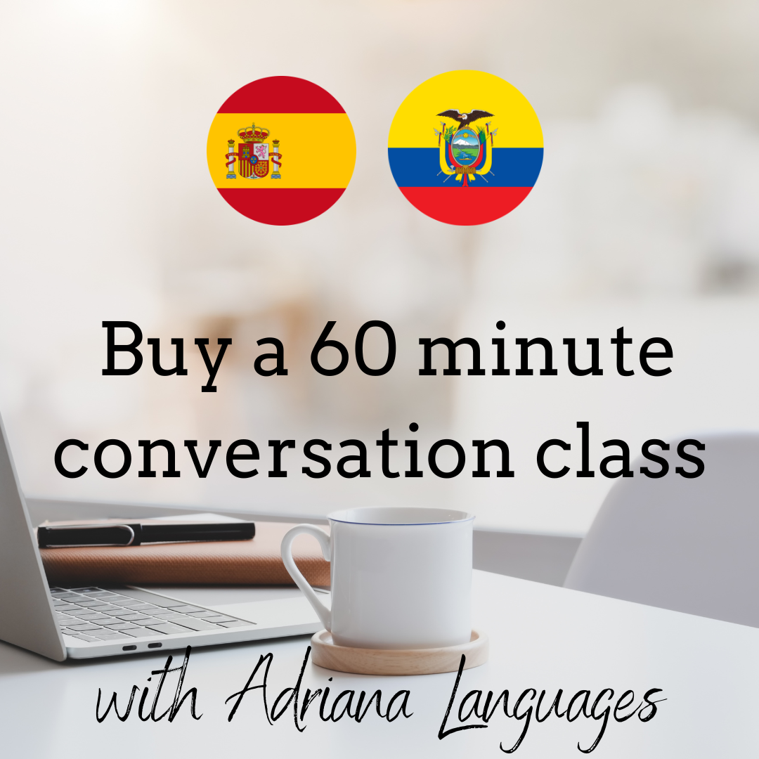 Buy a 60 minute Spanish conversation lesson