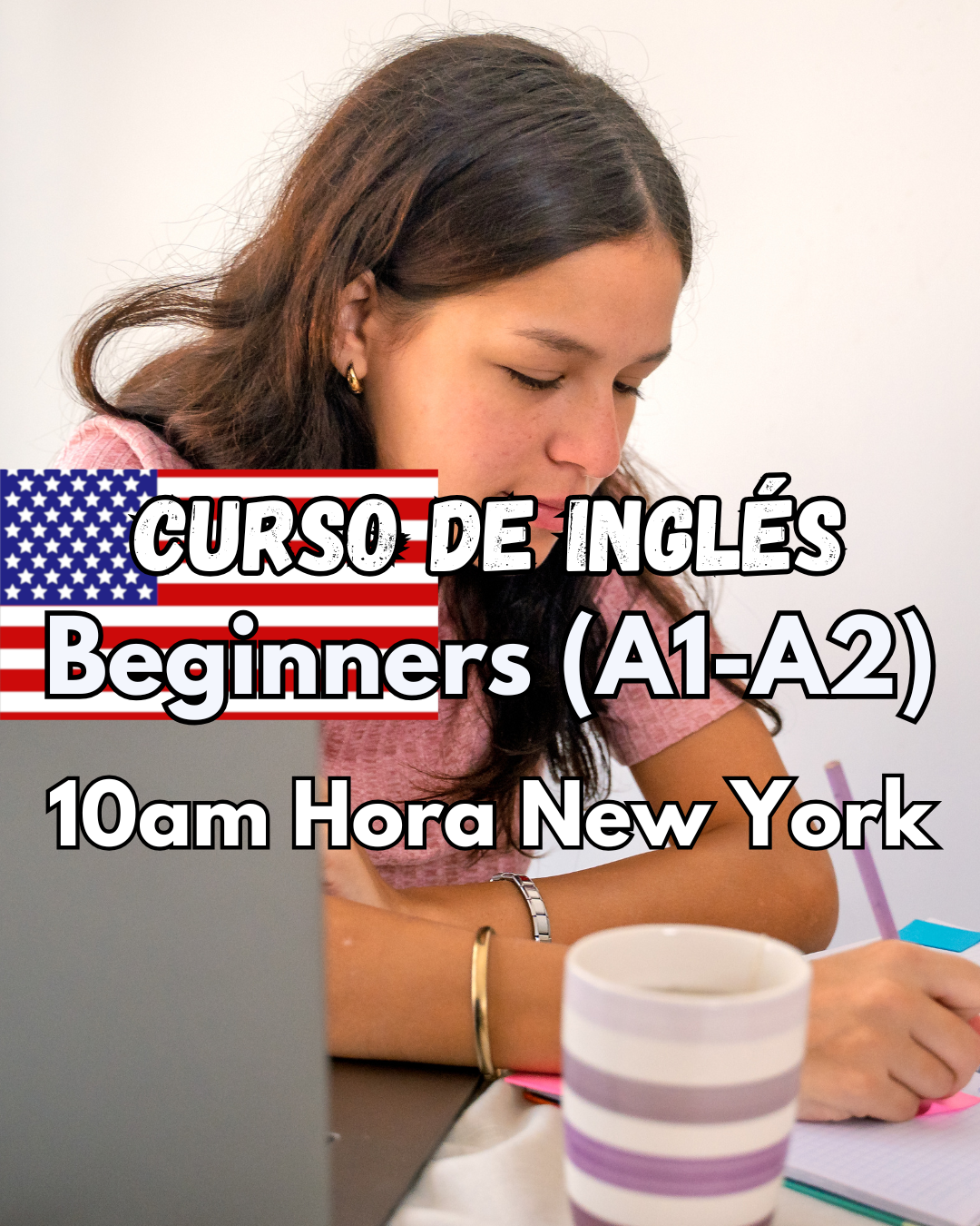 Curso de inglés beginners A1-A2 Adriana Languages