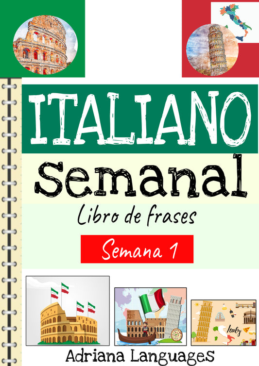 LIBRO (ebook) ITALIANO SEMANAL SEMANA 1