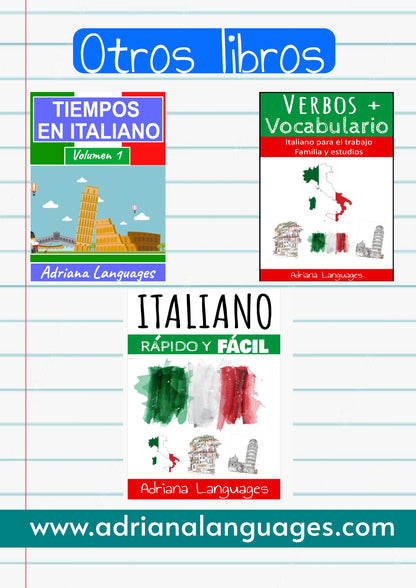 Libro (ebook) MI CUADERNO DE ITALIANO VOLUMEN 1 -LAS BASES DEL ITALIANO