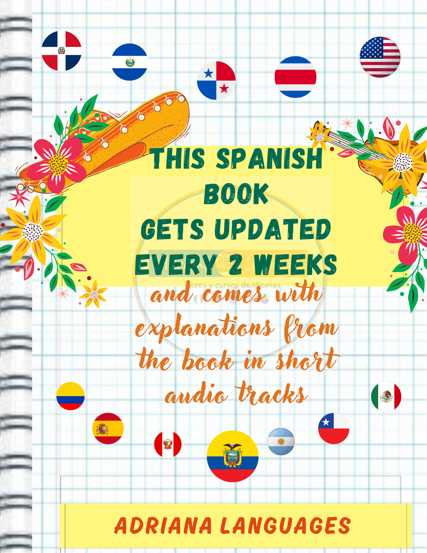Spanish book (e-book) by Adriana Languages Mis apuntes de espanol