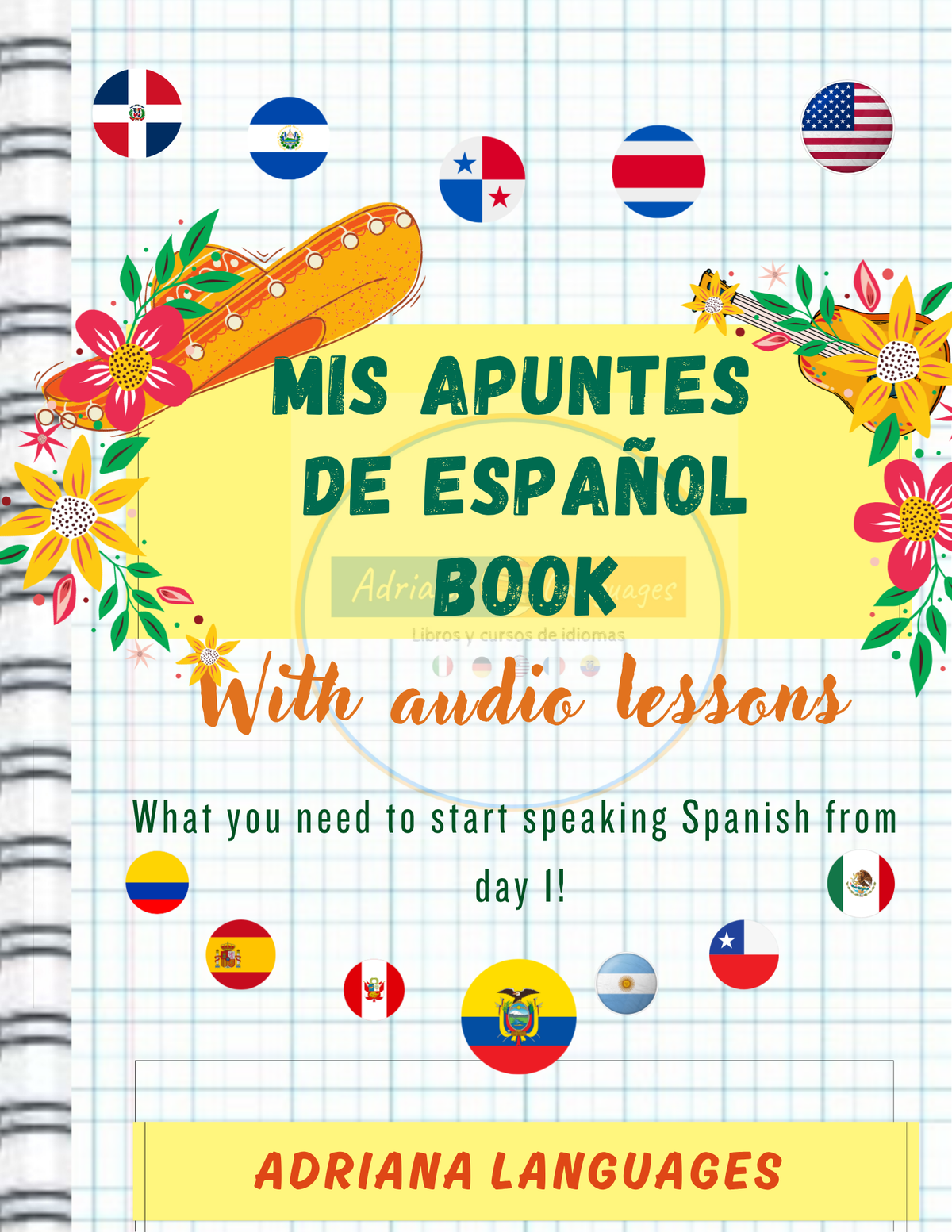 Spanish book (e-book) by Adriana Languages Mis apuntes de espanol