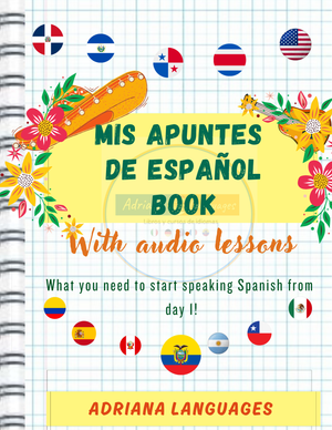 Spanish book (e-book) by Adriana Languages Mis apuntes de espanol