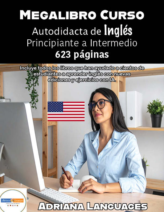 Curso de inglés autodidacta megalibro (ebook) 623 páginas Adriana Languages