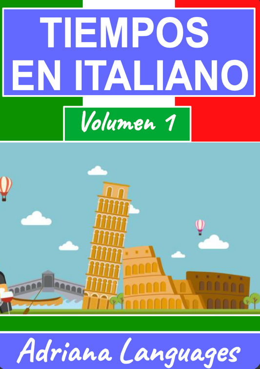Libro e-book Tiempos en italiano volumen 1 Adriana Languages