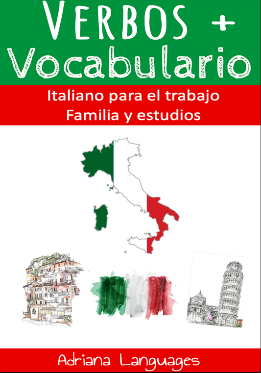e-book Guía de verbos italianos usados en el trabajo y vida familiar Adriana Languages